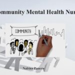 **"Mental health nurse providing compassionate care to a patient in a clinical setting, demonstrating therapeutic communication and support."