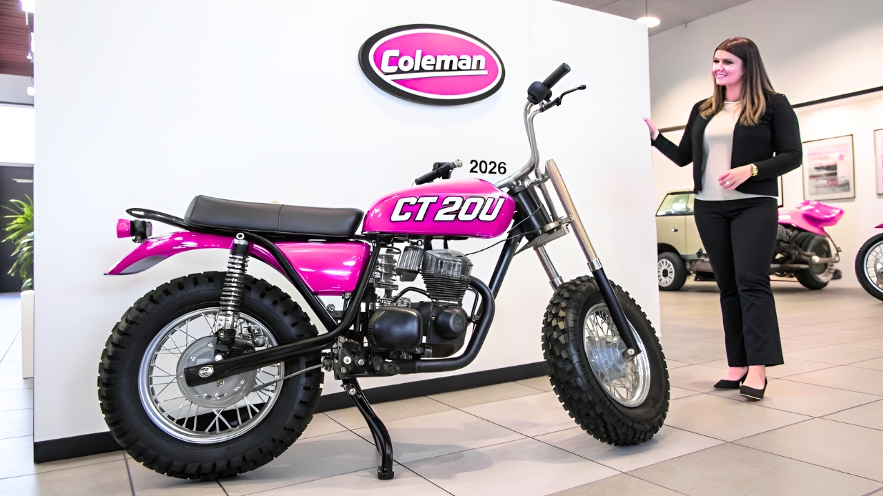 Coleman CT200U-EX Rosa: Mini Bike Personalizada Compacta y Divertida