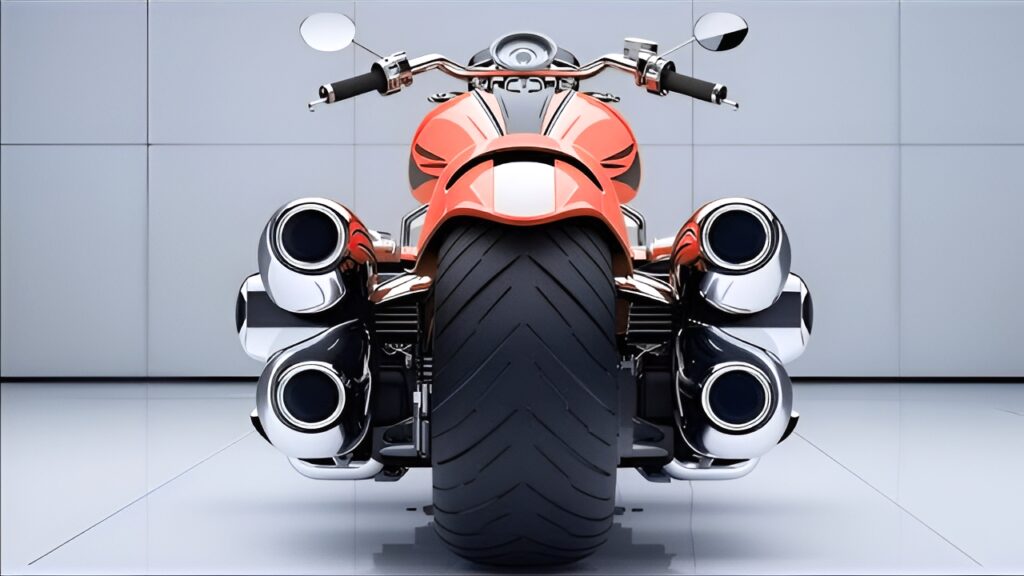 Motocicleta Personalizada Conceptual: Diseño 3D Moderno y Estilo Único