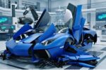 Robot Transformer Funcional basado en Lamborghini Aventador: Innovación Real que Sorprende al Mundo