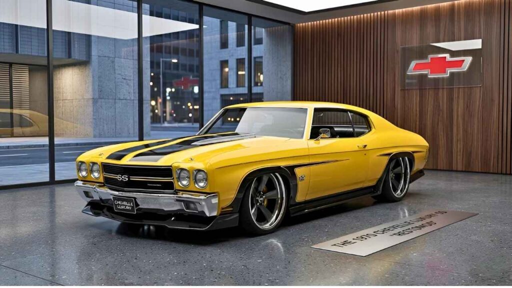 1970 Chevrolet Chevelle SS Custom Amarillo – Muscle Car Clásico Potenciado y Restaurado