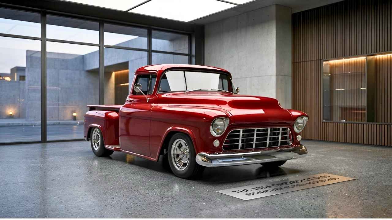 Chevrolet 3100 1955 Personalizada – Pickup Clásica Americana con Estilo Único