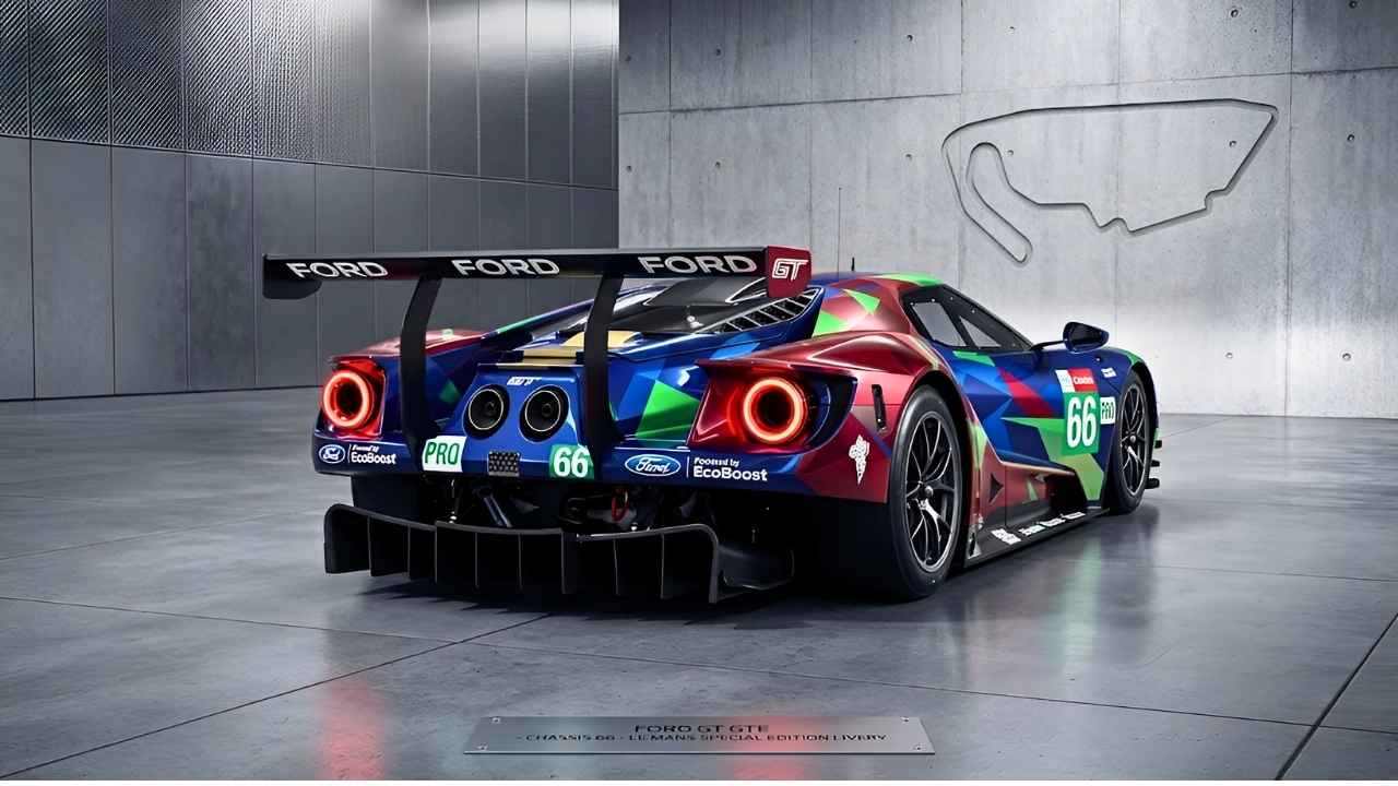 El Sonido Brutal del Ford GT LM EcoBoost de Competición: Aceleraciones, Reducciones y Pasadas a Toda Velocidad