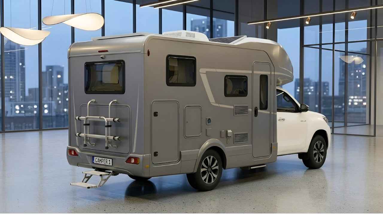 Esta camper Toyota tiene cama: cocina y baño y aún mejor