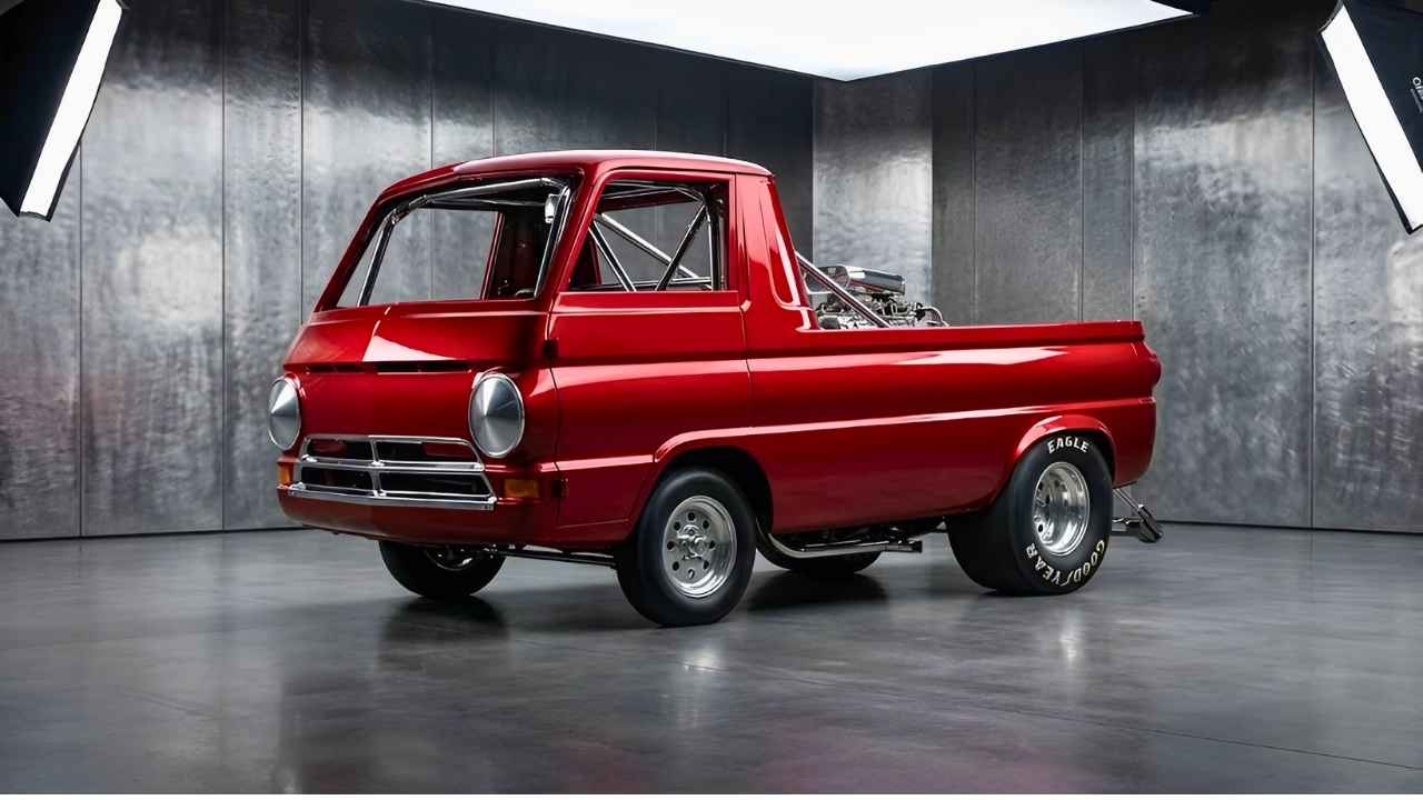 Esta furgoneta Dodge A100 2026: clásica personalizada y totalmente única