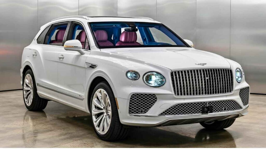 2026 Bentley Bentayga Azure EWB Blanco Glaciar: Sonido Interior Exterior