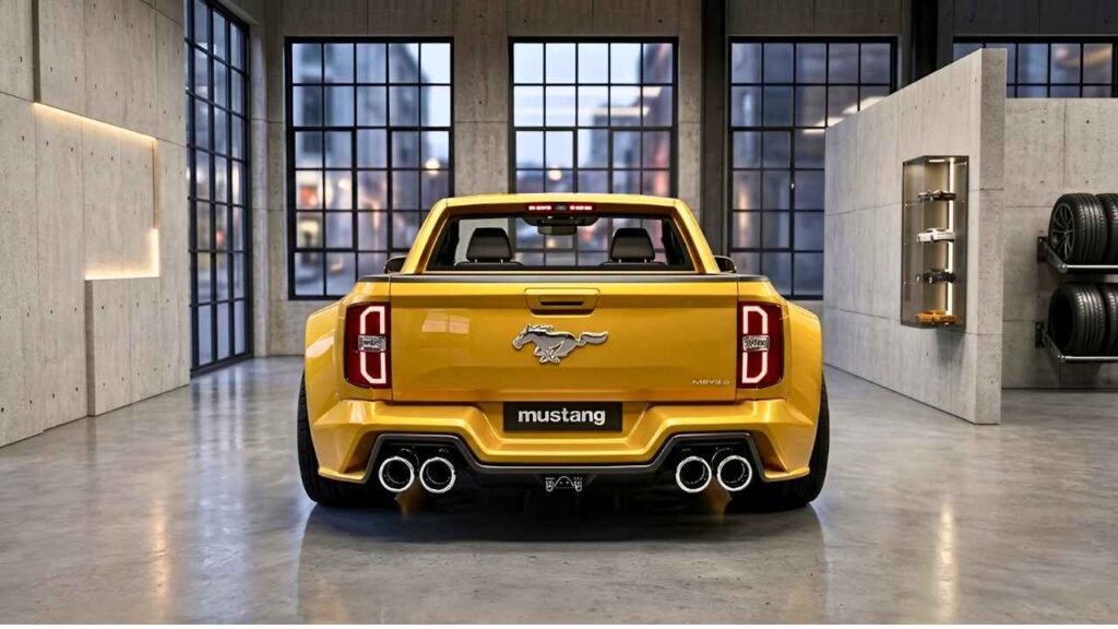 2026 Ford Mustang Pickup — El Concepto de Muscle Truck que Te Dejará Sin Palabras