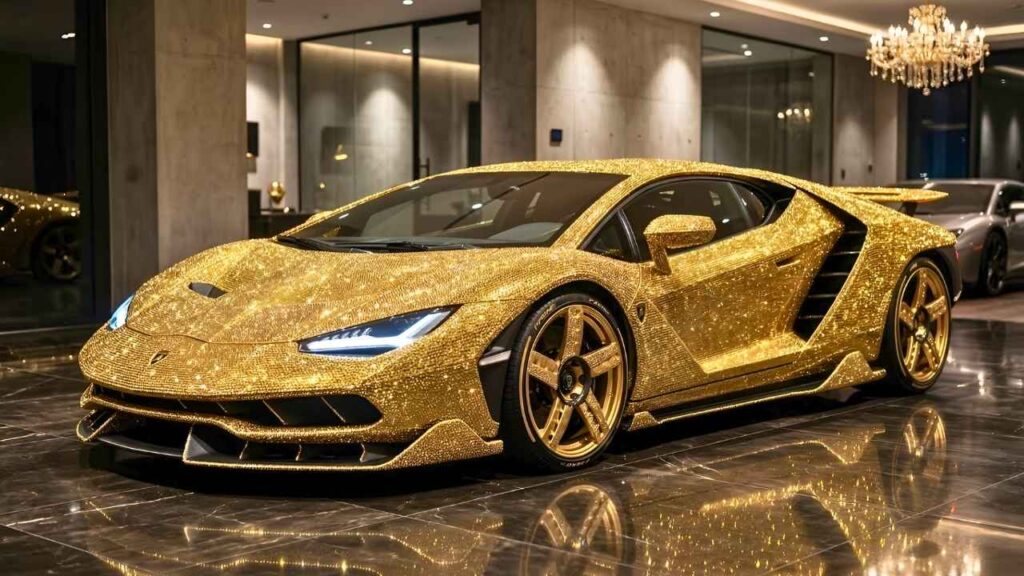 15 Lamborghini Lamboz Made of: Gems: Diamond Gold & Ruby Carz